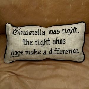 Cross-Stitched Pillow